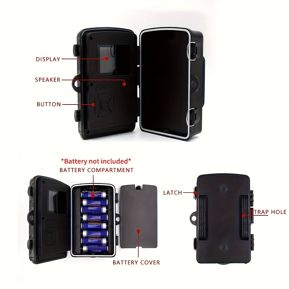 Wildlife Scouting Camera – High-Resolution Game and Trail Camera with Night Vision, Motion Detection for Outdoor Wildlife Monitoring and Surveillance