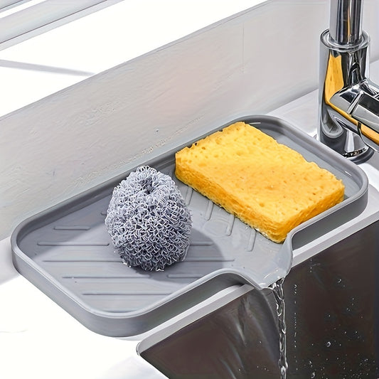 Silicone Kitchen Sink Tray – Soap Tray Holder and Organizer