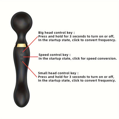 Ultra-Compact Electric Massage Stick Gun - 8-Speed Handheld Massager for Body, Back, Neck, Legs, Waist | Easy to Carry, High-Speed Drive Motor, Ergonomic Design for Ultimate Comfort