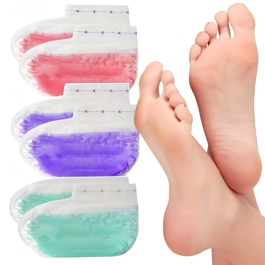 Revitalizing Paraffin Wax Foot Spa Booties - Intense Moisture Infusion, Soothing Scented, Disposable and Microwaveable | Premium Thermal Plastic Bags for Ultimate Foot Care