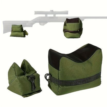 Waterproof Oxford Rifle Rest Bag – Durable, Adjustable Shooting Rest with Sandbag Support, Utility Pocket, and Buckle Closure – Perfect for Hunting and Outdoor Shooting