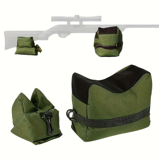 Waterproof Oxford Rifle Rest Bag – Durable, Adjustable Shooting Rest with Sandbag Support, Utility Pocket, and Buckle Closure – Perfect for Hunting and Outdoor Shooting