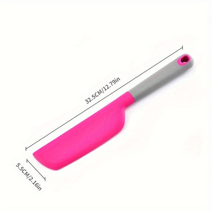 Extra Large Silicone Spatula – Non-Stick, Heat-Resistant Kitchen Scraper for Cooking, Baking, Mixing, Scraping & Spreading