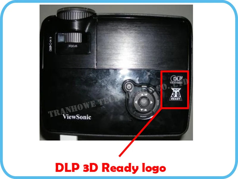 2PCS Universal DLP-Link 3D Active Shutter Glasses — Compatible with Xgimi Z4X, Optoma, Sharp, LG, Acer, JmGO, BenQ Projectors