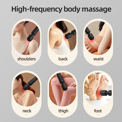 Ultra-Compact 8-Speed Portable Electric Massage Stick - Professional Muscle Relaxation Equipment for Body, Back, Neck, Legs, Waist | Easy to Carry, High-Speed Drive Motor, Elegant Design