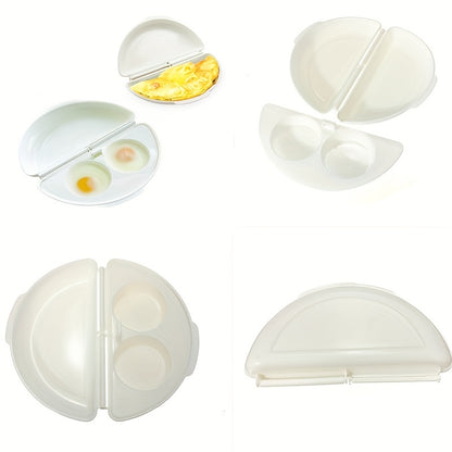Microwave Omelette Egg Maker Tray – Non Toxic Silicone Egg Cooker and Poacher for Kitchen Cooking