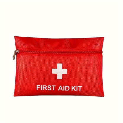 Portable First Aid Kit – Compact and Comprehensive for Home, Car, Camping, and Hiking – Includes Scissors, Tweezers, and Essentials