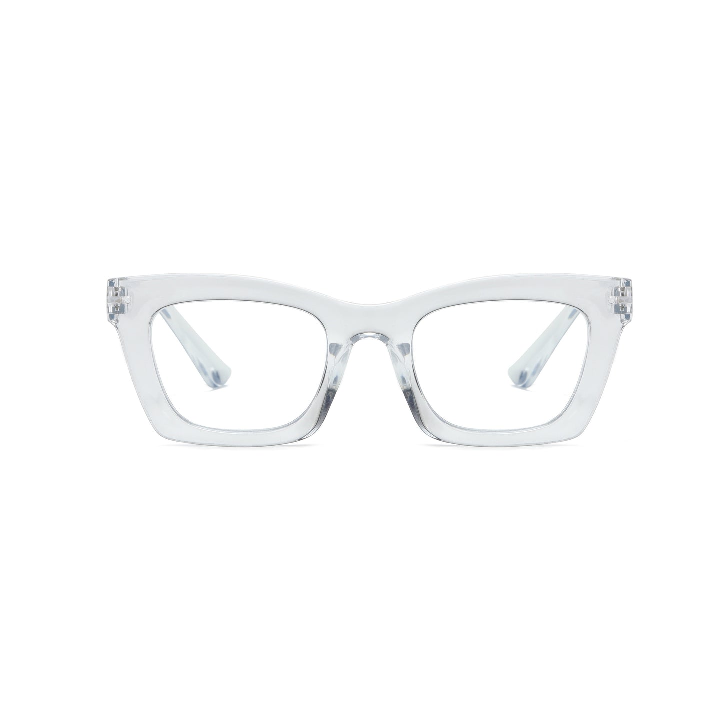 Stylish Oprah-Inspired Blue Light Blocking Reading Glasses - Square Shape with Spring Hinge for Men & Women | Multiple Power Options (1.0 to 3.5) | Ideal for Everyday Use