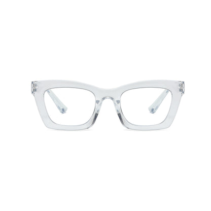 Stylish Oprah-Inspired Blue Light Blocking Reading Glasses - Square Shape with Spring Hinge for Men & Women | Multiple Power Options (1.0 to 3.5) | Ideal for Everyday Use