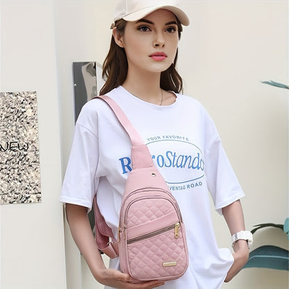 3 Piece Chic Pink Travel & Fitness Bag Set – Large Capacity Waterproof Oxford Fabric Duffle with Shoulder Strap and Cosmetic Bags