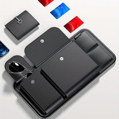 Car Visor Storage – Multi-Functional Glasses Holder and Driver’s License, Ticket, Card Holder Storage Bag