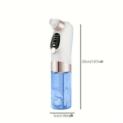 6-in-1 Advanced Electric Blackhead Remover Kit - Rechargeable, Portable Facial Cleansing Device with Exfoliating, Massaging, LED Light Functions | Ideal Skin Care Tool for Men, Women, Perfect Mother's Day Gift