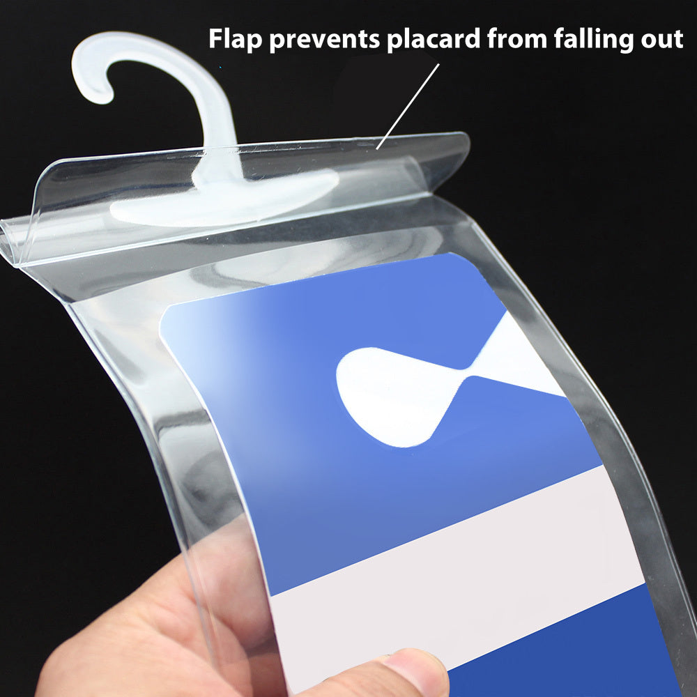 4PCS Handicap Parking Placard Holder – Disabled Parking Permit Cover with Large Hanger