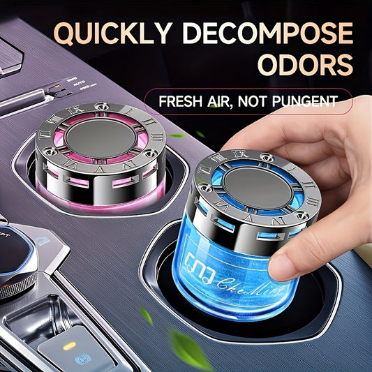 Luxurious Solid Perfume Car Air Freshener - Long-Lasting Intense Cologne Scent, Ideal for Men and Women, Eliminates Odors, Portable and Easy to Use for Vehicle Interiors