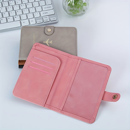 Multi-Functional Passport Protector & Document Holder - Convenient Travel Wallet with Multiple Card Slots