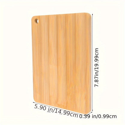 Extra-Large Bamboo Cutting Board - Durable, Easy-Grip Chopping Block with Juice Groove for Fruits, Vegetables, Meat & Poultry, Perfect for Holidays & Everyday Use