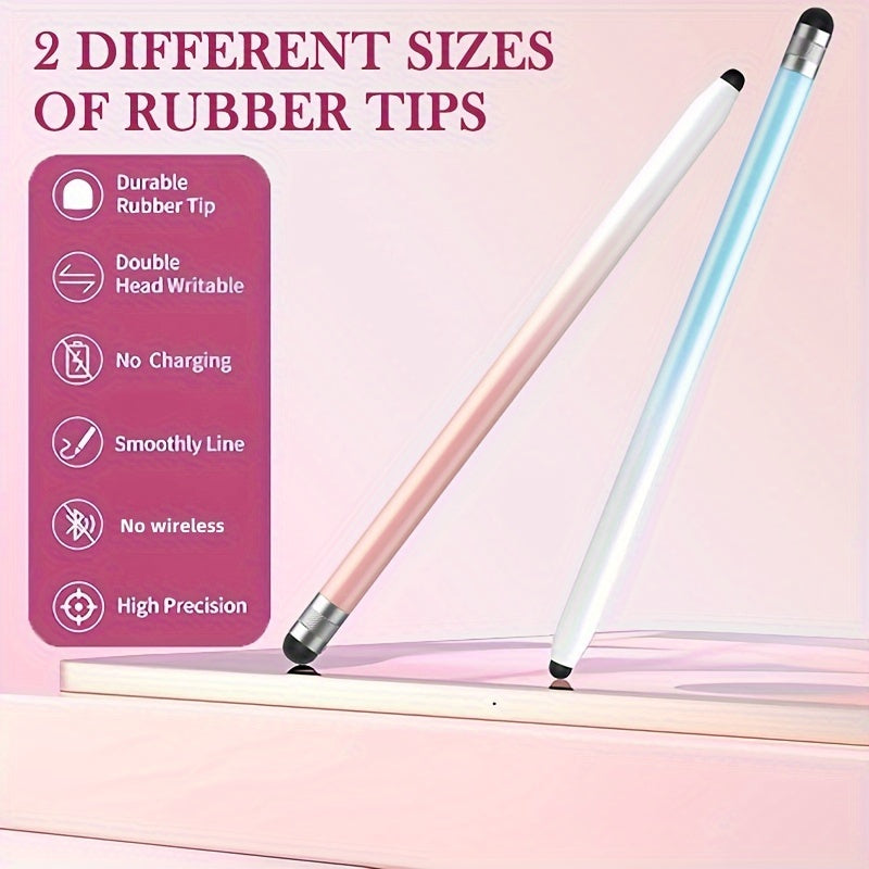 10 Pack Capacitive Stylus Pens for Touch Screens - High Sensitivity, Precision, No Battery, Compatible with iPad Air 2, iPhone, Tablets and Smartphones