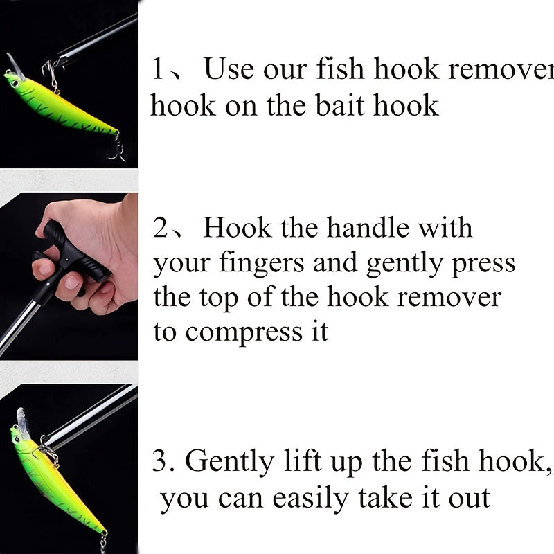 T-Shaped Fish Hook Remover Tool – Easy, Painless Removal with Ergonomic Grip, Ideal for Freshwater and Saltwater Fishing