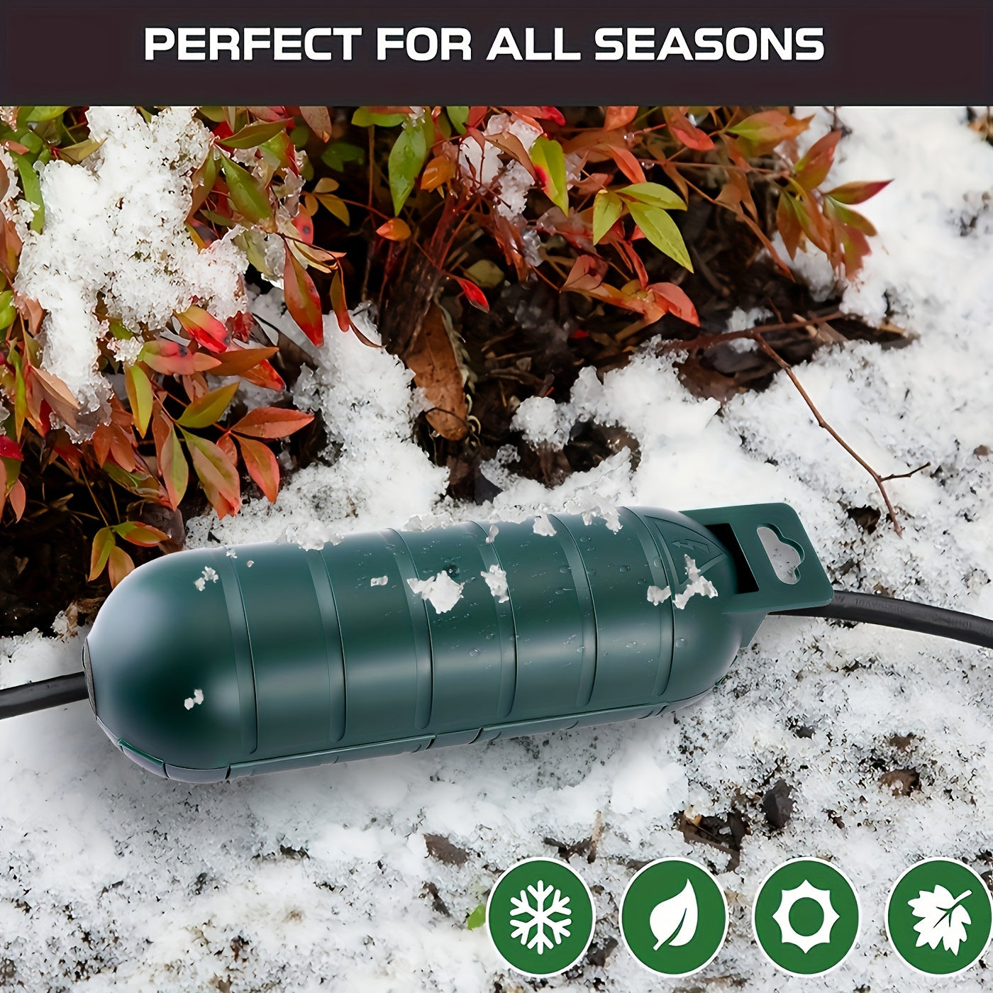 4pcs Outdoor Extension Cord Safety Cover – Waterproof Seal, Weatherproof Electrical Box for Outlets, Plugs & Christmas Lights