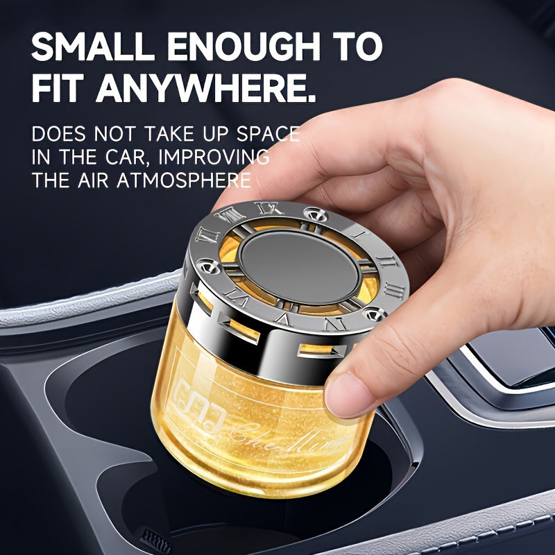 Luxurious Solid Perfume Car Air Freshener - Long-Lasting Intense Cologne Scent, Ideal for Men and Women, Eliminates Odors, Portable and Easy to Use for Vehicle Interiors