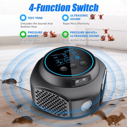 Upgraded Ultrasonic Pest Repeller - Indoor Rodent and Mouse Repellent, Plug-In Device