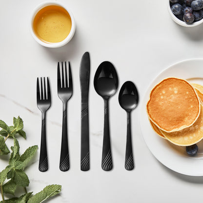 48-Piece Stainless Steel Tableware Set – Durable, Modern Cutlery for Restaurants, Hotels, Family Gatherings, and Outdoor Events – Premium Quality, Rust-Resistant, Easy to Clean