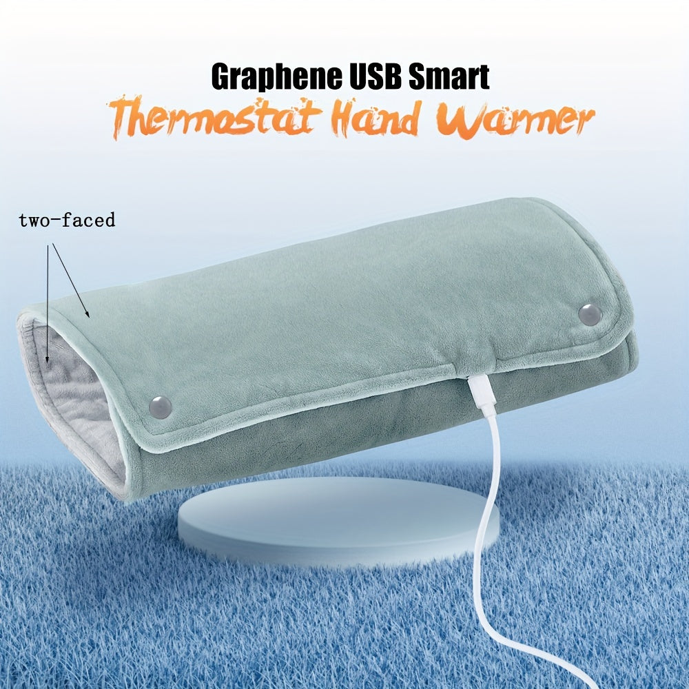 USB Heating Pad - Intelligent Thermostatic, Warms Hands, Feet, Waist, Low Voltage, Safe and Energy Saving