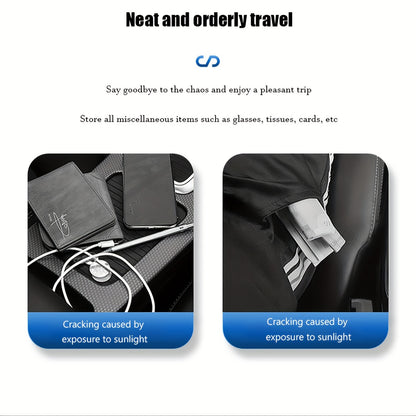 Car Visor Storage – Multi-Functional Glasses Holder and Driver’s License, Ticket, Card Holder Storage Bag