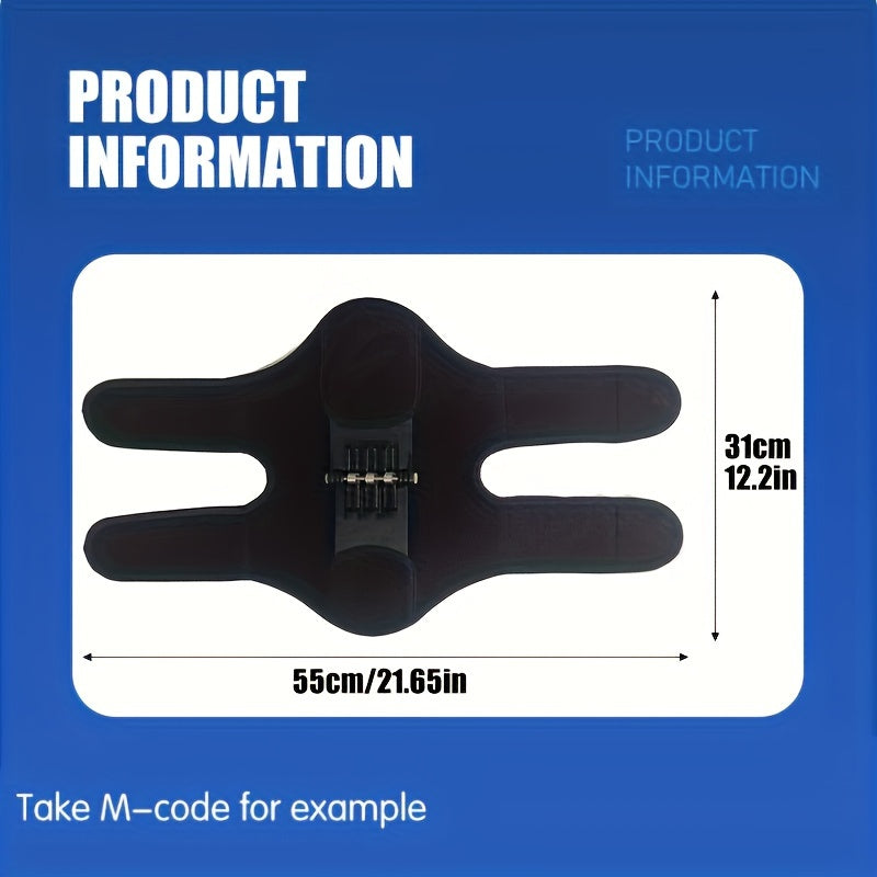 ProFlex Knee Protector - Spring-Loaded Stabilizer Pad for Enhanced Joint Support, Weak Legs, Squats and Sports Training - Power Lift Knee Brace for Improved Performance