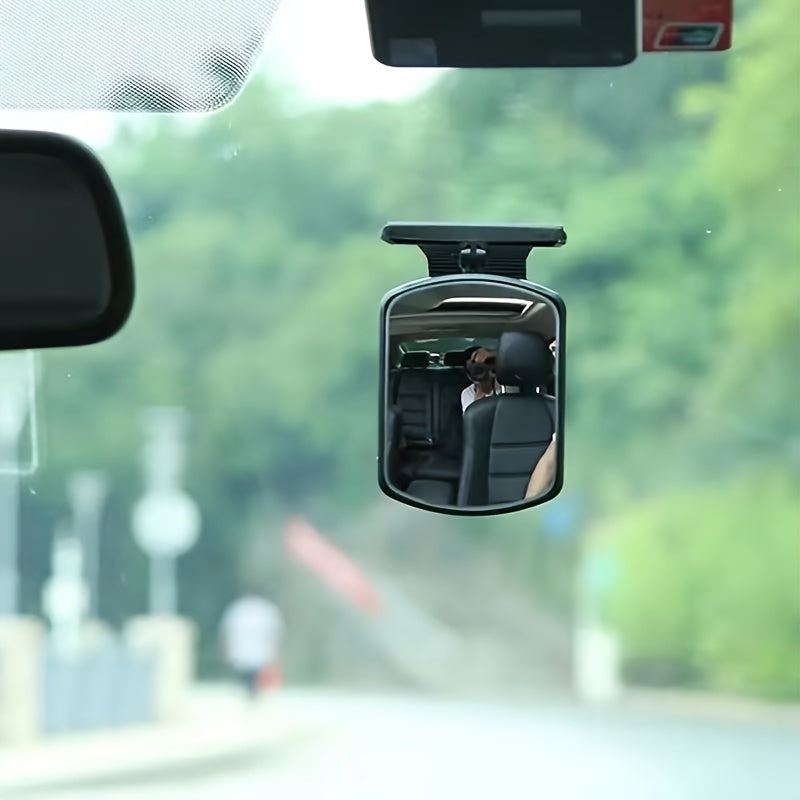 Car Interior Rearview Mirror – Safety Rear Seat Observation and Auxiliary Mirror – Essential Car Accessory