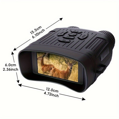 32GB Infrared Night Vision Binoculars Goggles - Capture Photos and Videos in Complete Darkness - Ideal for Camping, Hunting, Security, and Outdoor Adventures
