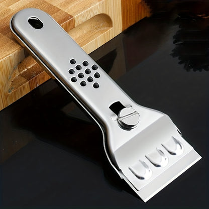 6pcs Cleaning Scraper Set - Multipurpose Blade Scraper for Paint, Oil, Dirt and Kitchen Surfaces, Essential Cleaning Tool