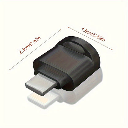 Micro SD Card Reader Converter for iPhone and iPad – OTG to Micro SD/TF Card Viewer Adapter, Compatible with iPhone 14/13/12/11/X/XR/8, Supports iOS 13, ExFAT and FAT32