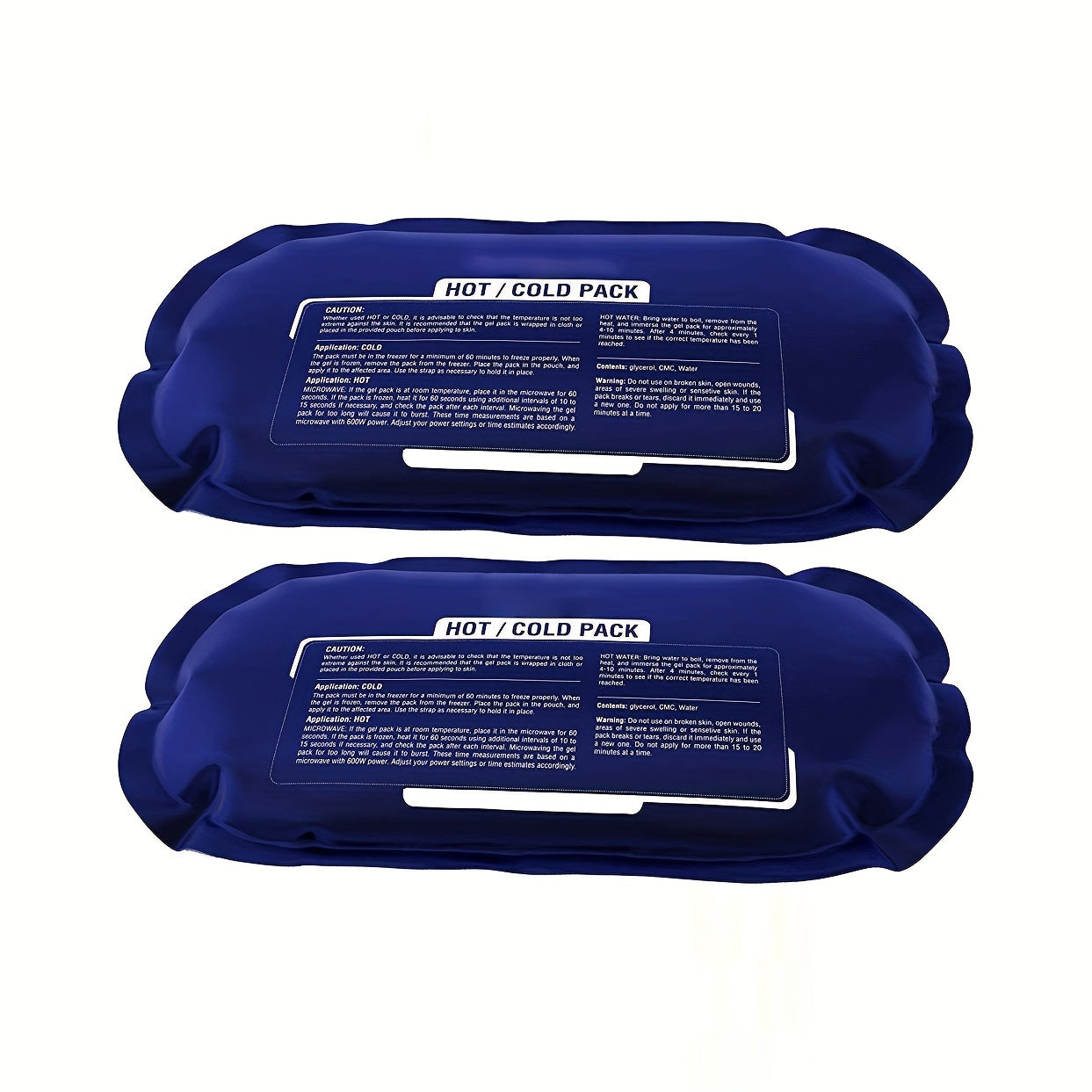 3pcs Reusable Hot and Cold Therapy Gel Wrap Set - Ice Pack for Injury Recovery, Joint Pain, Rotator Cuff, Knees, Back and More