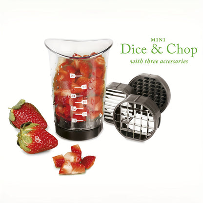 Multi-Function Slicer Cup - Vegetable Chopper for Cutting, Dicing, and Chopping, Essential Kitchen Supplies and Accessories