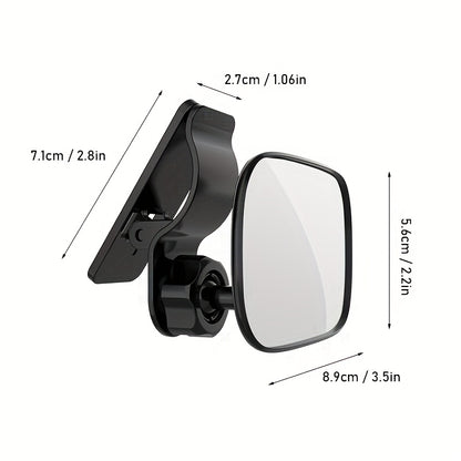 Car Rear View Mirror – Adjustable Wide Angle Convex Interior Mirror for Backseat Cars, SUVs, and Trucks, Essential Car Accessory