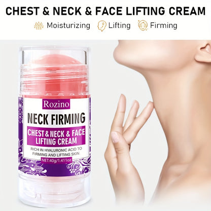 Rozino Instant Tighten & Lift Cream – 40g, Hydrating & Firming for Face, Neck & Chest, Hypoallergenic with Hyaluronic Acid & Vitamin E