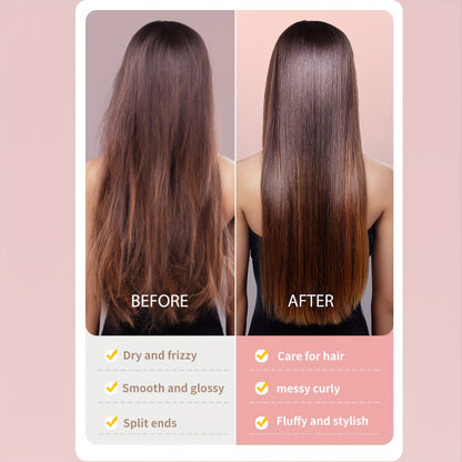 Mini Hair Straightening Comb - 4 Temperature Settings, Quick Heat Ceramic Heating, Anti-Hot Design, Automatic Power Off, LED Display - Professional, Portable for Home and Travel, Ideal Gift for Women