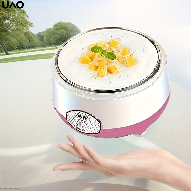 Effortless Automatic Yogurt Maker Machine - Compact and Multifunctional with One-Touch Operation for Yogurt, Natto and More - Ideal for Individual Servings