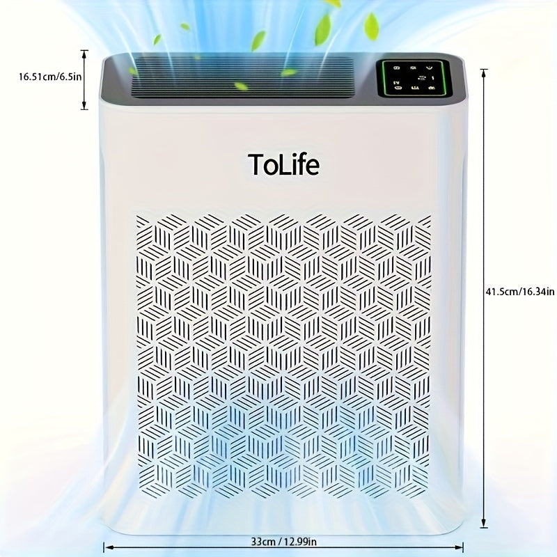 Large Room Air Purifier for Up to 1095 Ft² – Advanced PM 2.5 Display, Auto Mode, Timer, HEPA Filter for Smoke, Pollen, Pet Dander, Allergies – Ideal for Bedroom, Living Room, Office