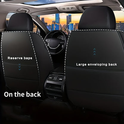 Universal Car Seat Cover – PU Leather Cushion Protector Mat for Sedan & SUV – Car Accessories – 1 Front Seat Cover