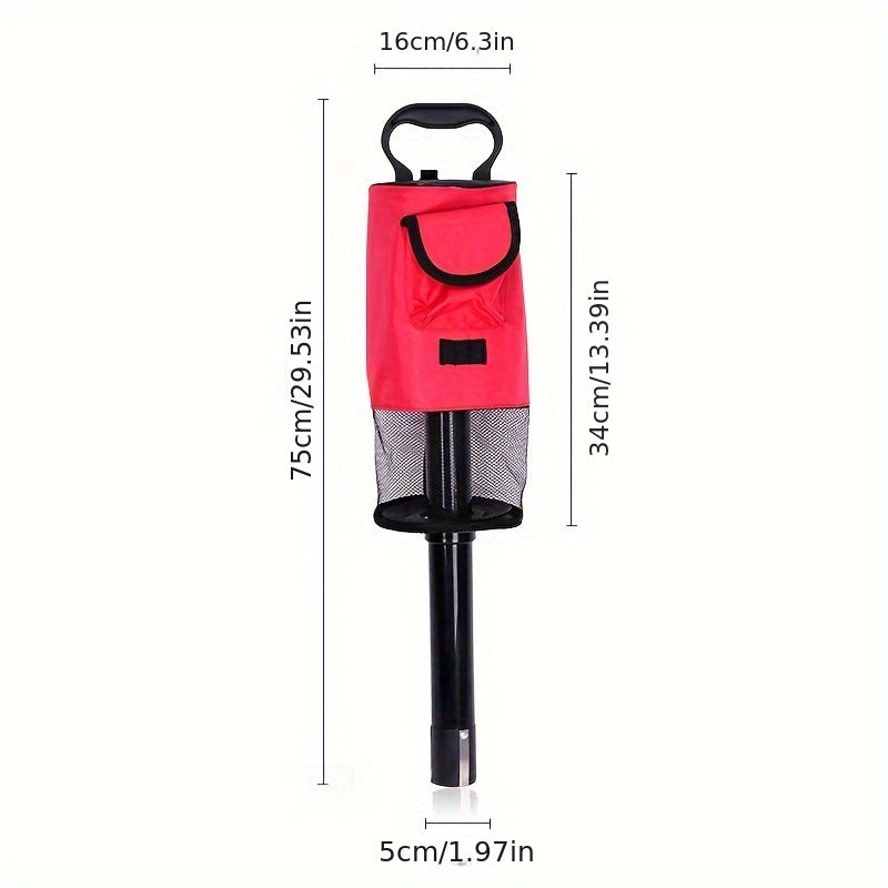 Portable Golf Ball Retriever with Removable Tube - Shag Bag for Golfers, Perfect Golf Accessory Gift