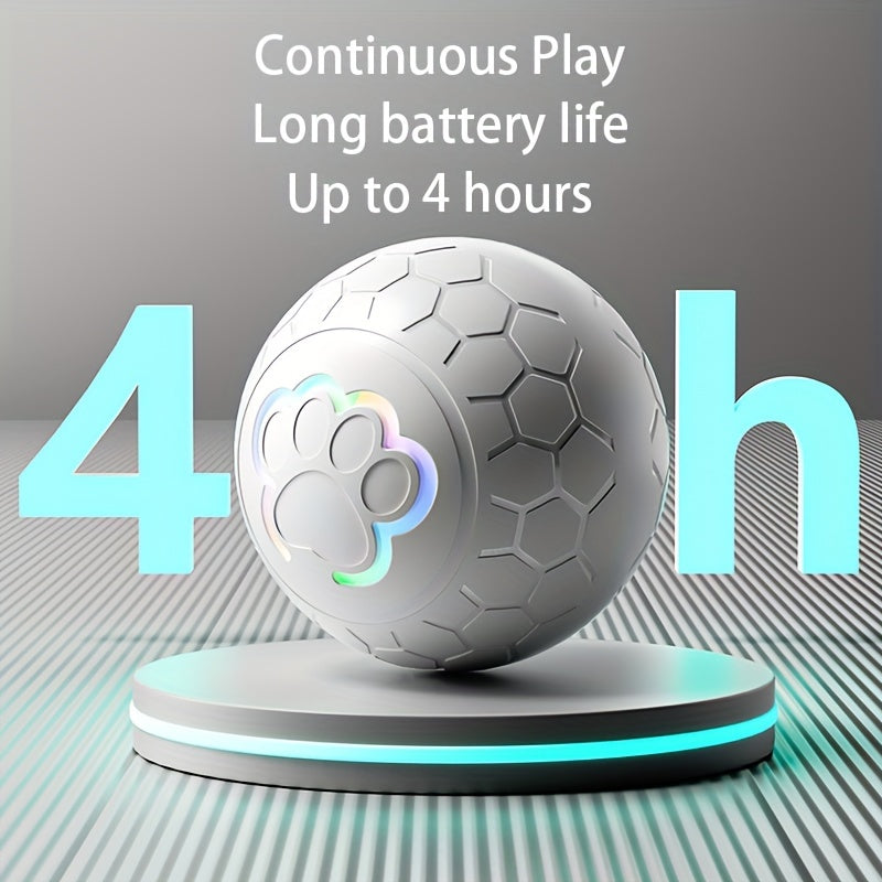 Smart Bounce Dog Toy Ball - Automatic, Interactive, Durable, Bite-Resistant, Electric Pet Toy for Indoor and Outdoor Play - Fun and Engaging for Dogs