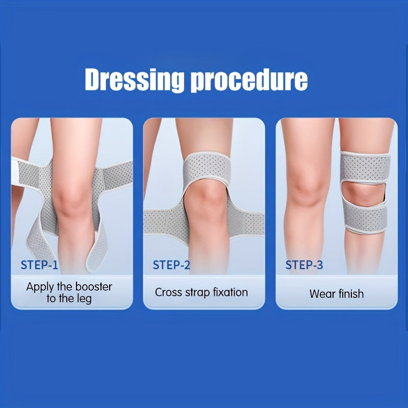 ProFlex Knee Protector - Spring-Loaded Stabilizer Pad for Enhanced Joint Support, Weak Legs, Squats and Sports Training - Power Lift Knee Brace for Improved Performance