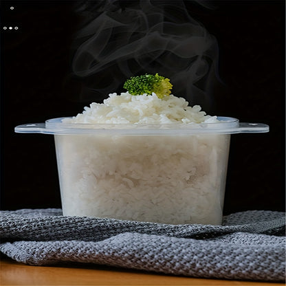 Microwave Rice Cooker and Steamer – Food Storage Container for Fresh-Keeping, Kitchen Gadgets and Accessories