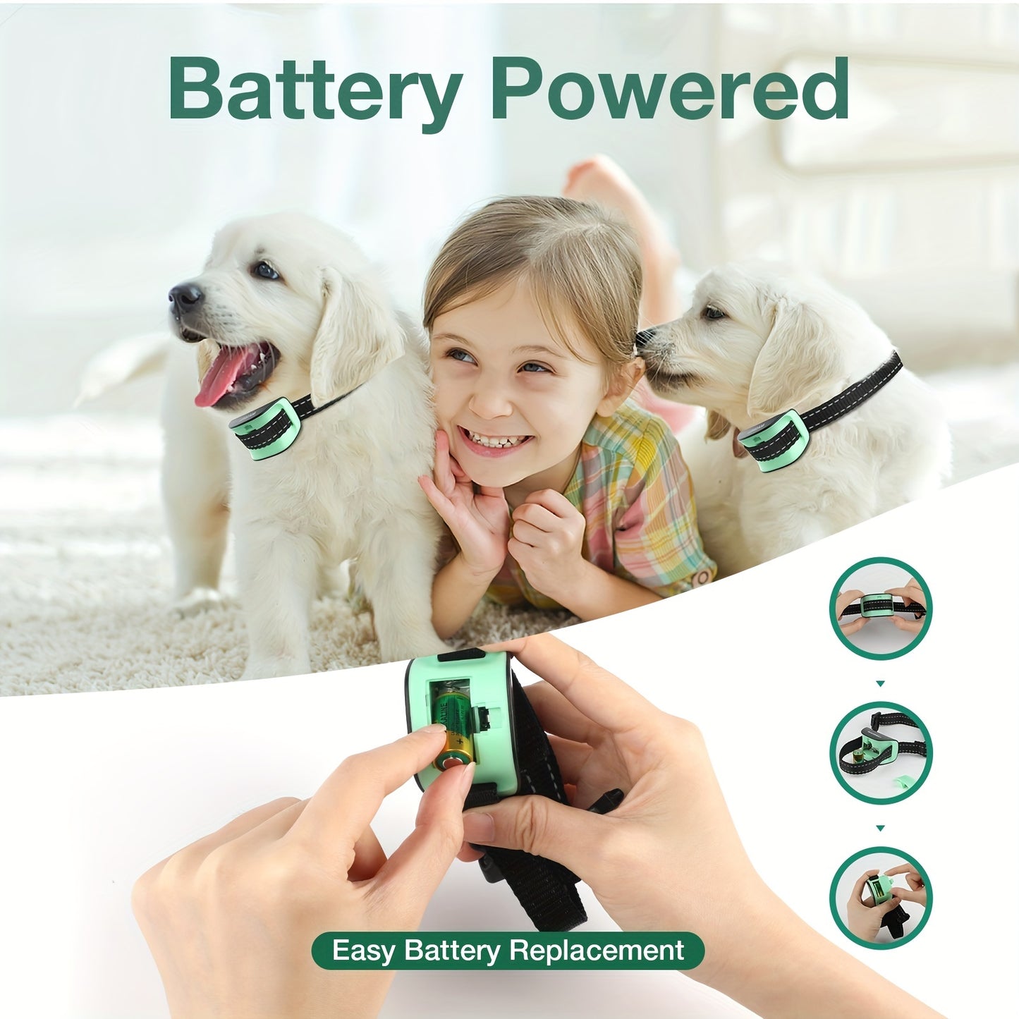 Anti-Bark Collar for Small and Medium Dogs - Gentle and Effective Solution for Excessive Barking