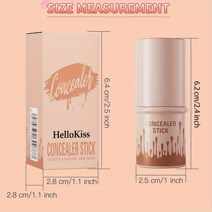 3Pcs Contour, Blush & Highlighter Stick Set - Non-Greasy, Waterproof, Long-Lasting Cream Contour Kit with Brush for a Flawless Look, Fair-Medium, Perfect for Halloween Makeup