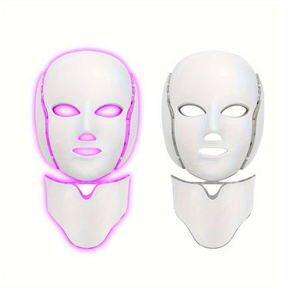 7 Color LED Facial Mask Device - Beauty Skin Care Mask Machine, Facial Skin Care Tools for Anti-Aging & Radiant Skin