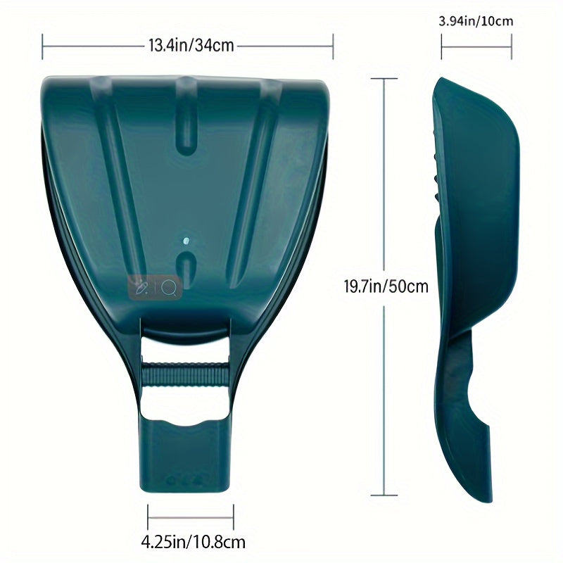 2 Pack Large Handheld Garden Leaf Scoops – Yard Debris Removal & Manual Weeder Plastic Lawn Rakes