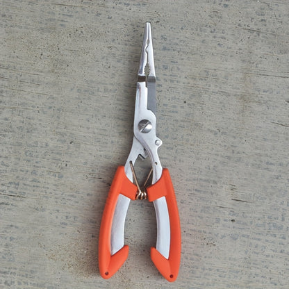 Heavy-Duty Stainless Steel Fishing Pliers – Precision Scissors, Lure Cutter, and Safe Hook Remover – Ultimate Fishing Tool for Outdoor Enthusiasts and Anglers